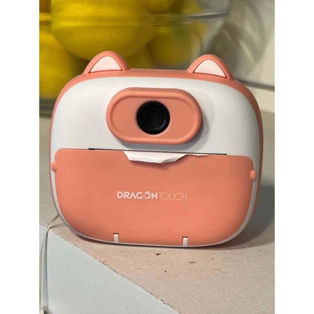 Kids Instant Print Camera, 2in Screen Dual Lens Selfie Camera